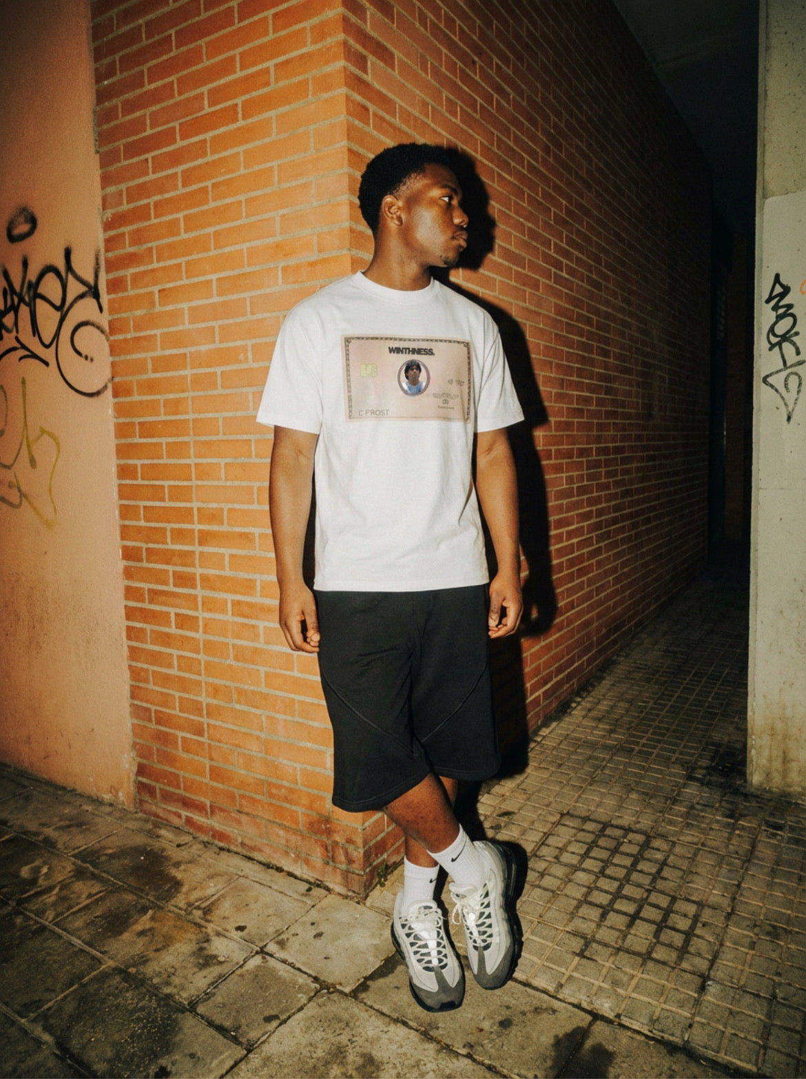 AMEX D10S BOXY TEE - BRANCA